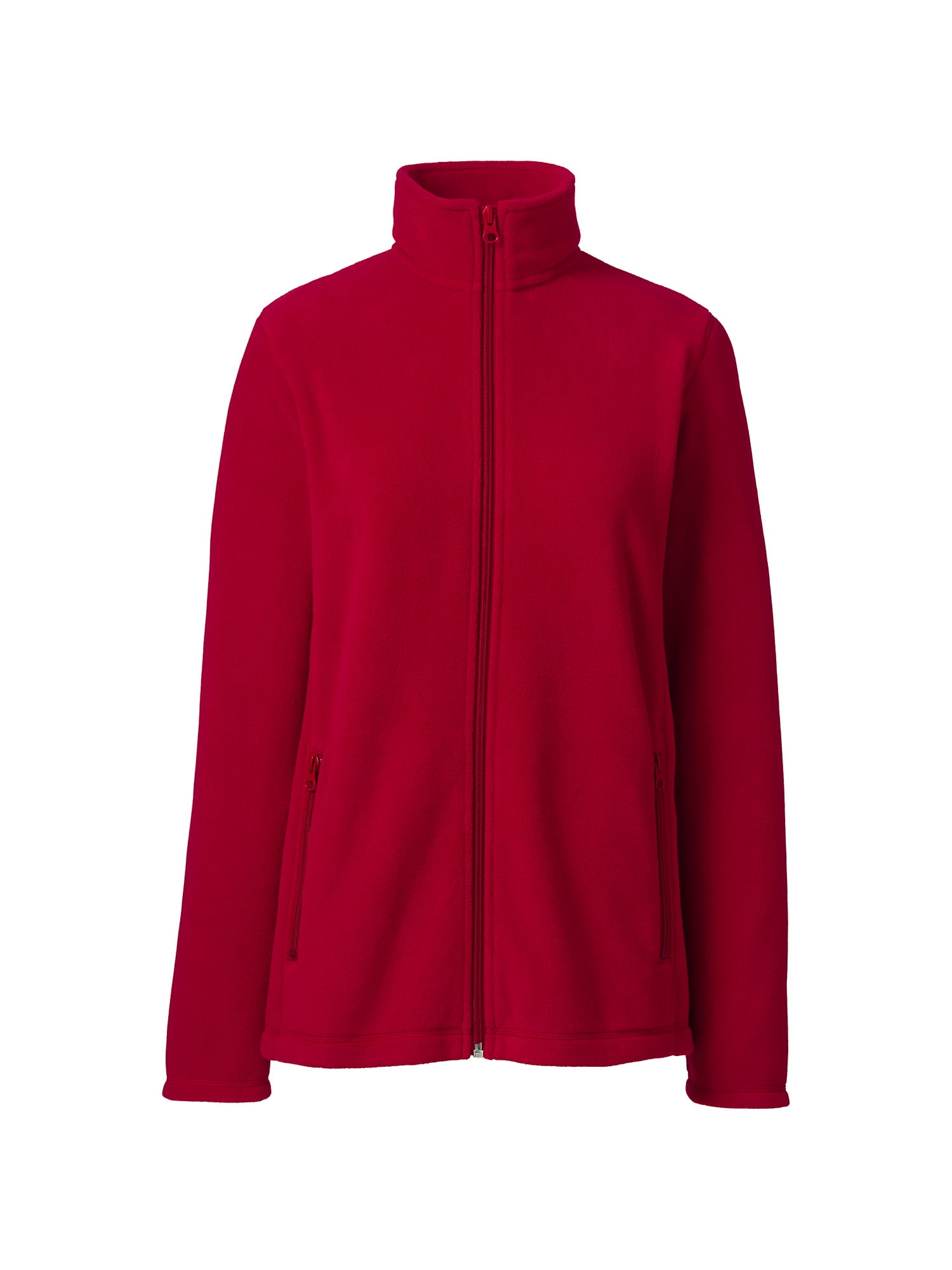 Lands End School Uniform Women s Full Zip Mid Weight Fleece