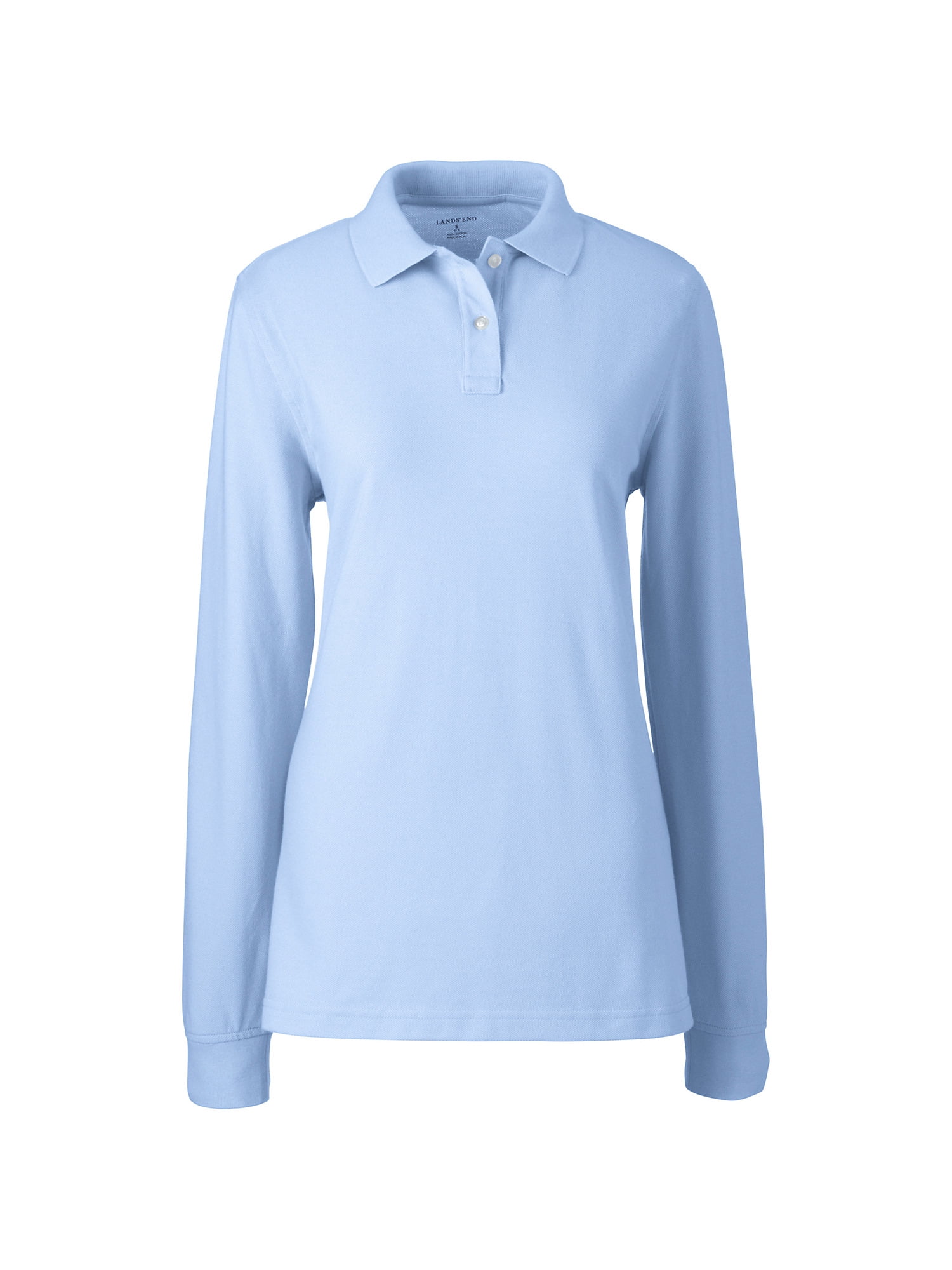 Lands end women's long sleeve polo shirts cheap