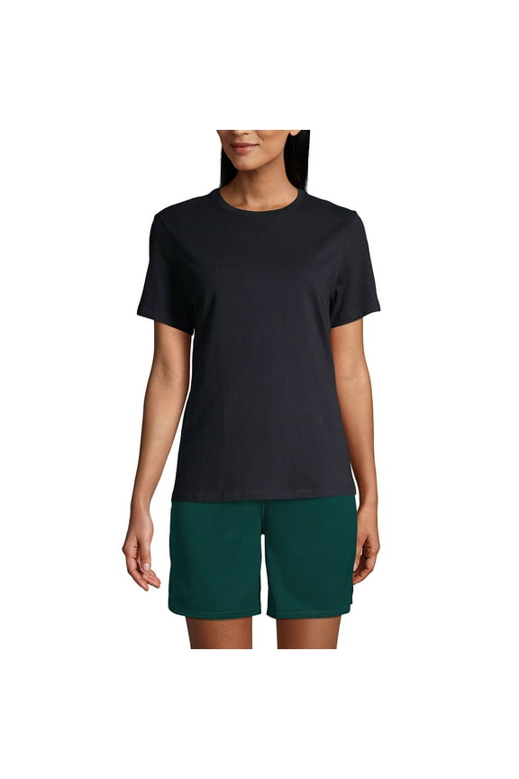 Essentials Women's Short-Sleeve Soft Cotton T-Shirt - Tailored Feminine Fit