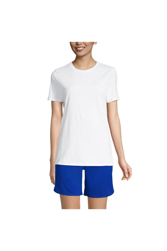 Essentials Women's Short-Sleeve Soft Cotton T-Shirt - Tailored Feminine Fit