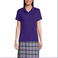 thumbnail image 1 of Lands' End Women's Short Sleeve Feminine Fit Interlock Polo Shirt, 1 of 3