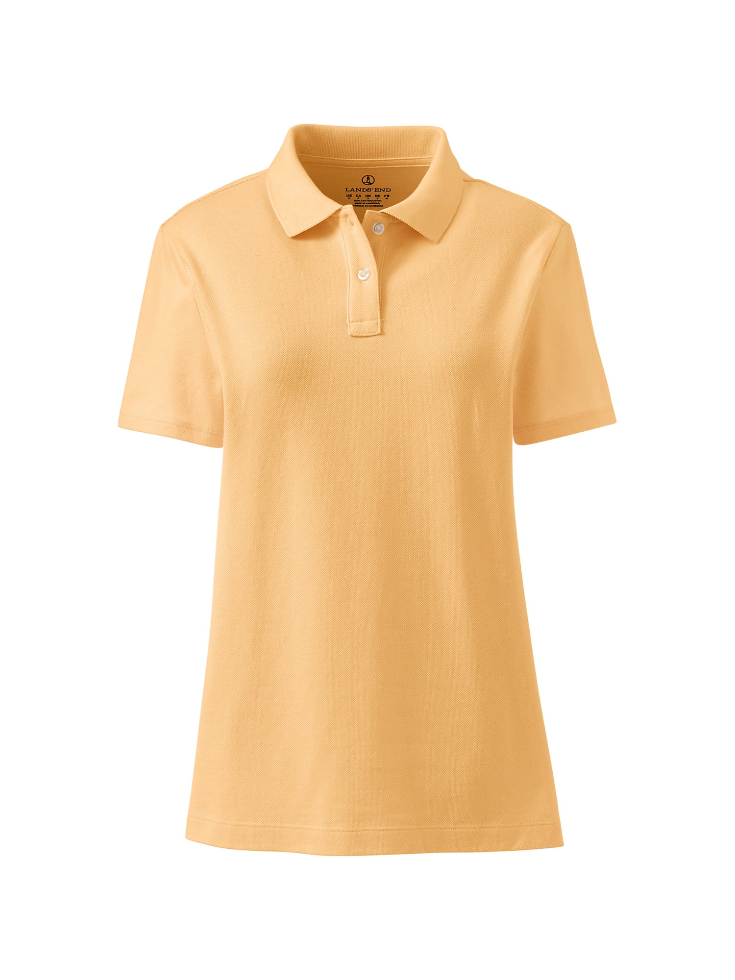 Lands end top women's mesh polo