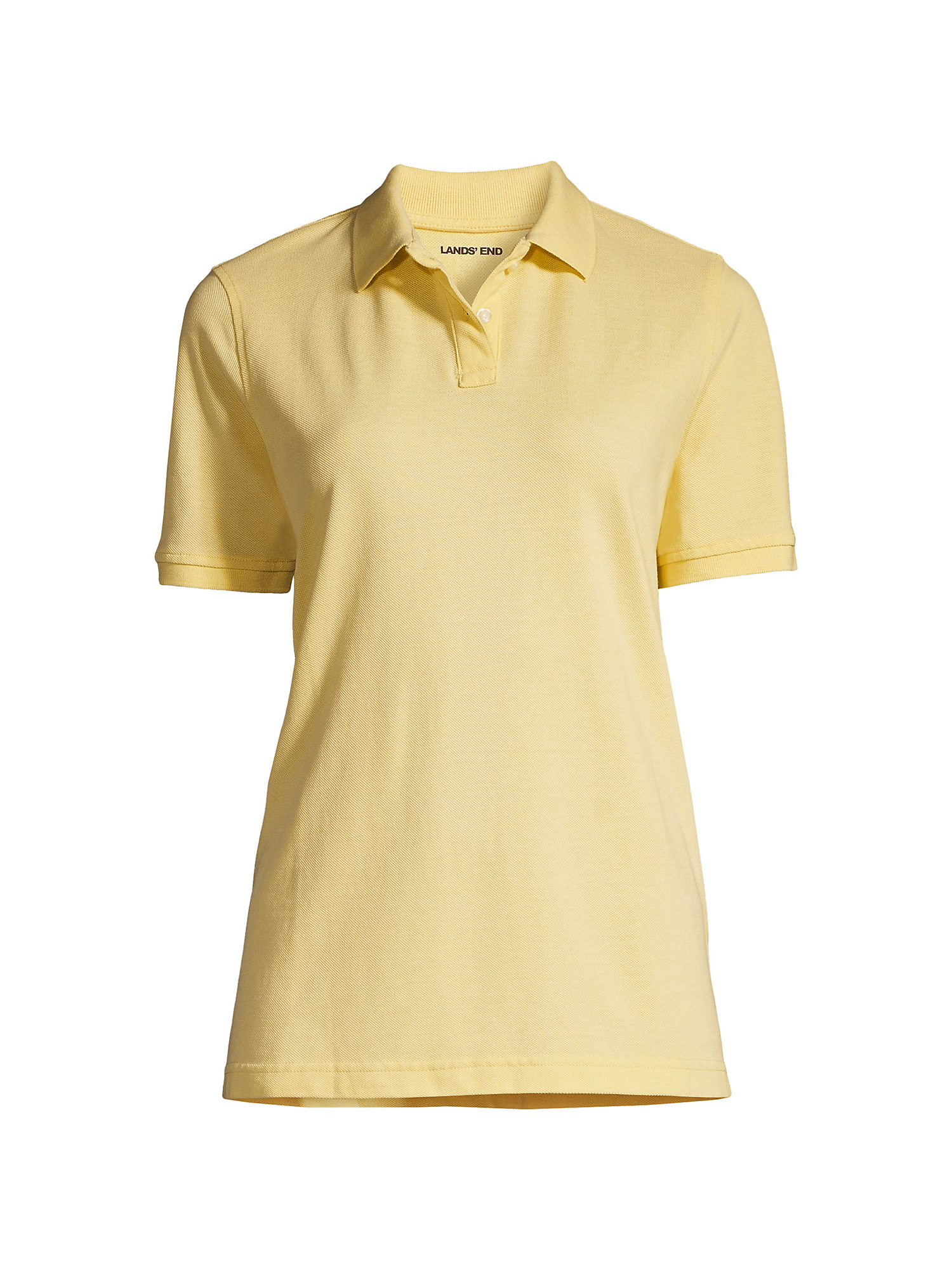 Lands' End School Uniform Women's Short Sleeve Mesh Polo Shirt 