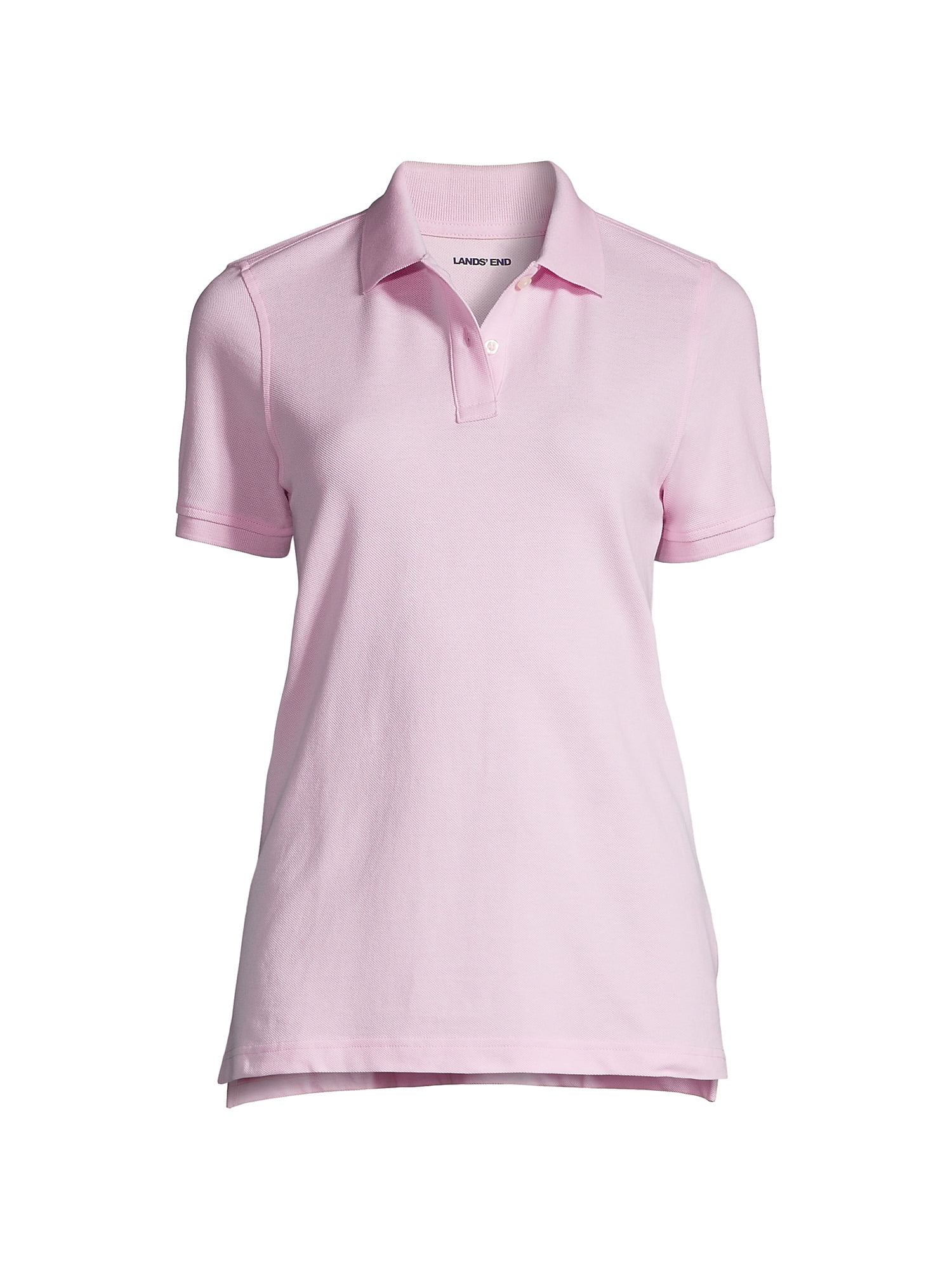Lands' End School Uniform Women's Short Sleeve Mesh Polo Shirt 