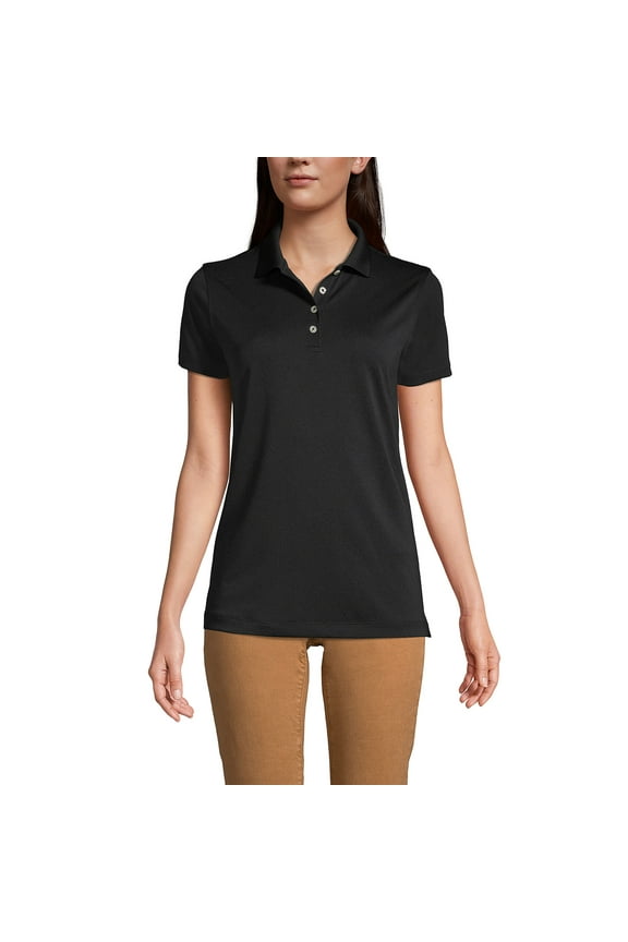 Essentials Women's Short Sleeve Polo Shirt – Lightweight Polyester, Won’t Shrink, Pill, or Fade, Classic Fit