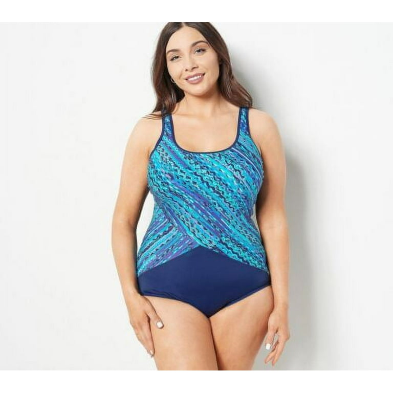 Lands end ombre outlet swimsuit