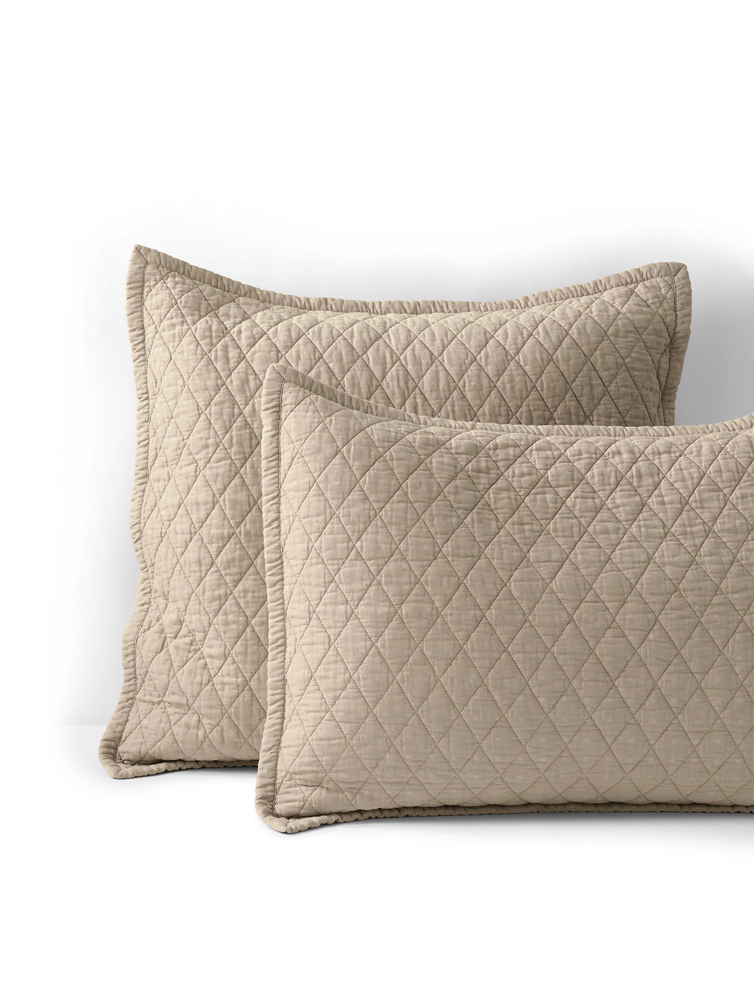 Lands' End Solid Diamond Double Voile Pillow Sham