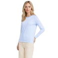 thumbnail image 1 of Lands' End Supima Cotton Long Sleeve Crewneck T-Shirt, 1 of 3
