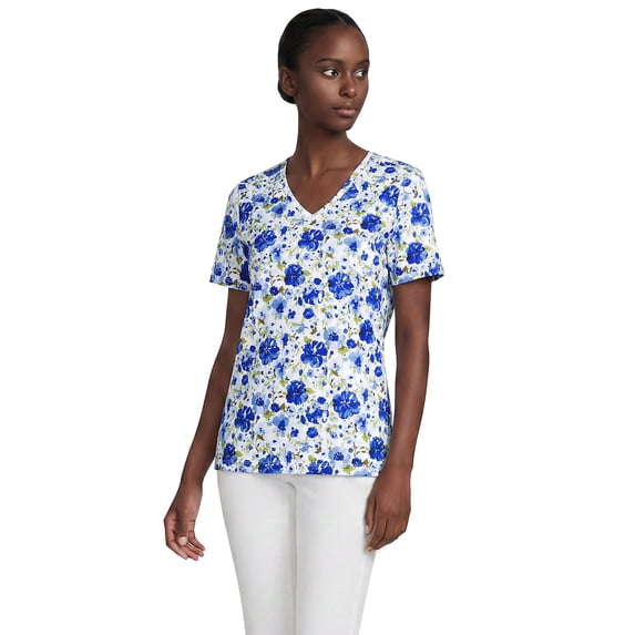 Lands' End Supima Cotton V-Neck T-Shirt