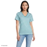 Lands End Womens Supima V-Neck T-Shirt