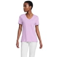 thumbnail image 1 of Lands' End Supima Cotton V-Neck T-Shirt, 1 of 3