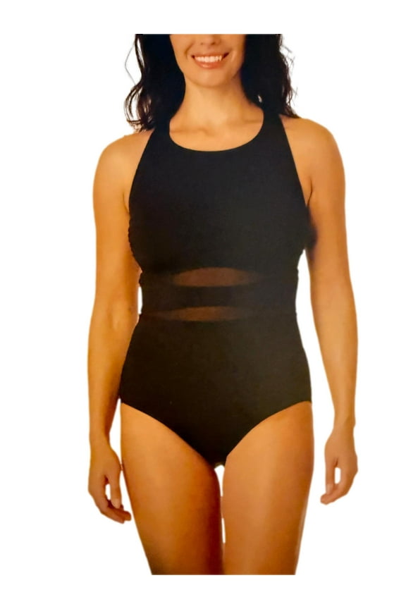 Lands End Swimsuit, Full Bottom Coverage, Removable Cups, Halter, Swimwear Bottoms Women's