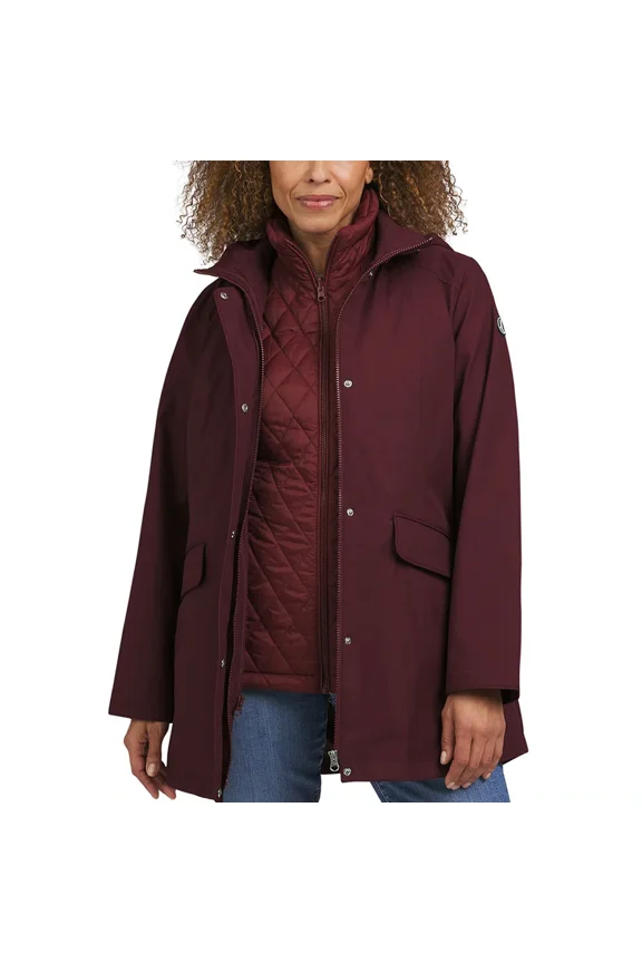 3 in 1 Systems, Convertible, Zip-Up Outerwear Jackets Women's