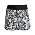 thumbnail image 1 of Lands' End Women's 5" Quick Dry Elastic Waist Board Shorts Swim Cover-up Shorts with Panty Print, 1 of 3