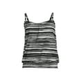 thumbnail image 1 of Lands' End Women's Chlorine Resistant Blouson Tankini Swimsuit Top, 1 of 3