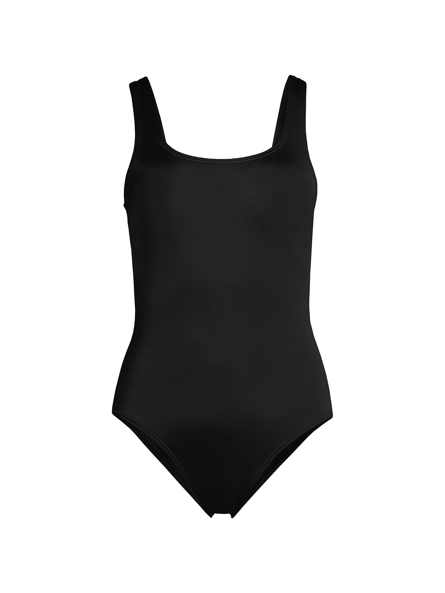 Lands' End Women's Chlorine Resistant High Leg Soft Cup Tugless Sporty