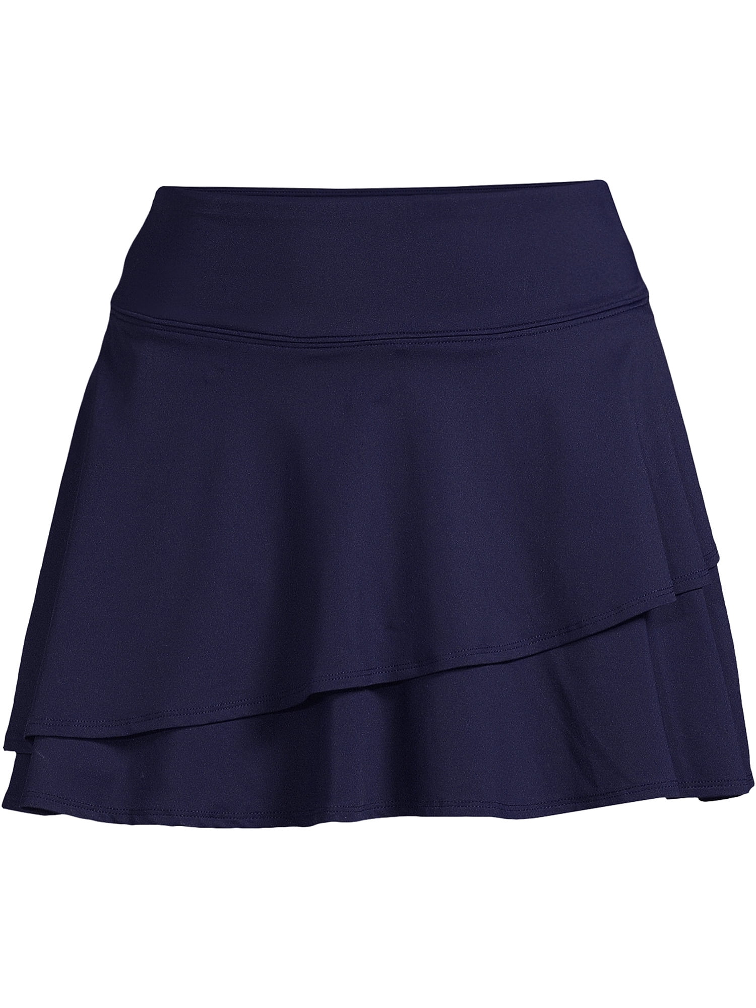 Lands' End Women's Chlorine Resistant High Waisted Tulip Hem Swim Skort