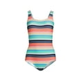 thumbnail image 1 of Lands' End Women's Chlorine Resistant Soft Cup Tugless Sporty One Piece Swimsuit, 1 of 3