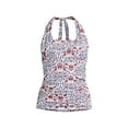 thumbnail image 1 of Lands' End Women's Chlorine Resistant Square Neck Halter Tankini Swimsuit Top, 1 of 3