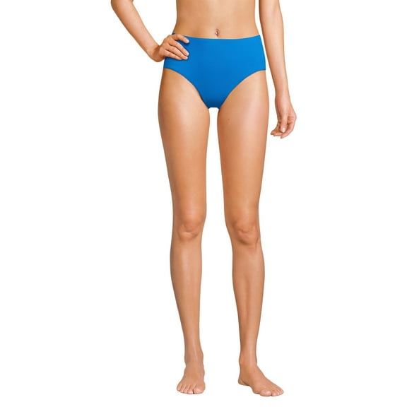 Lands' End Women's Classic Mid Waist Bikini Bottoms