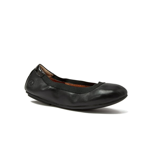 Lands' End Women's Comfort Slip On Leather Ballet Flats