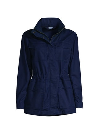 Navy blue shop cargo jacket womens