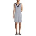 thumbnail image 1 of Lands' End Women's Cotton Jersey Sleeveless Swim Cover-up Dress Print, 1 of 4