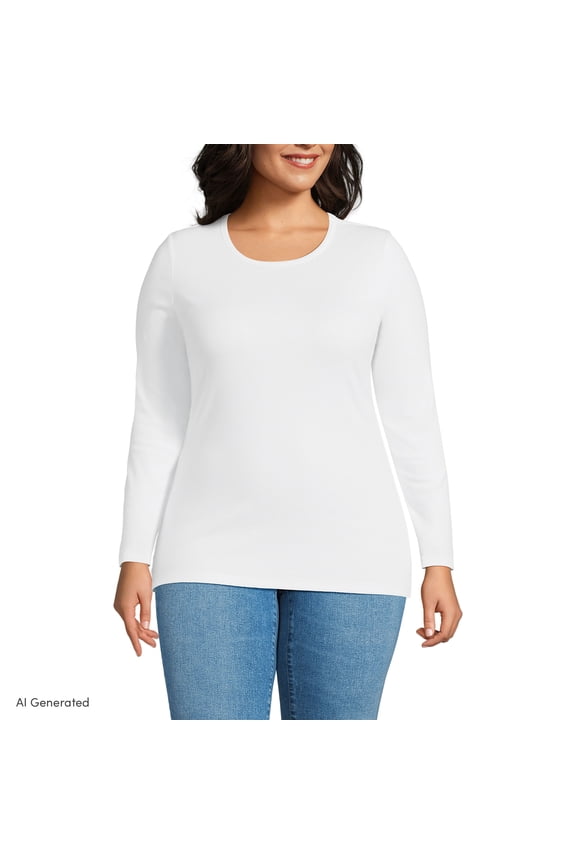 Women's Cotton Rib Knit T-Shirt