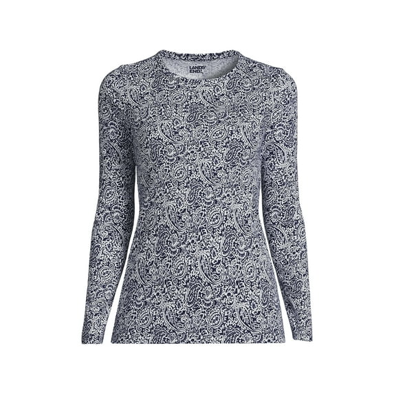 Lands' End Women's Cotton Rib T-shirt