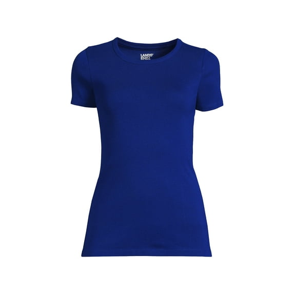 Lands' End Women's Cotton Rib T-shirt