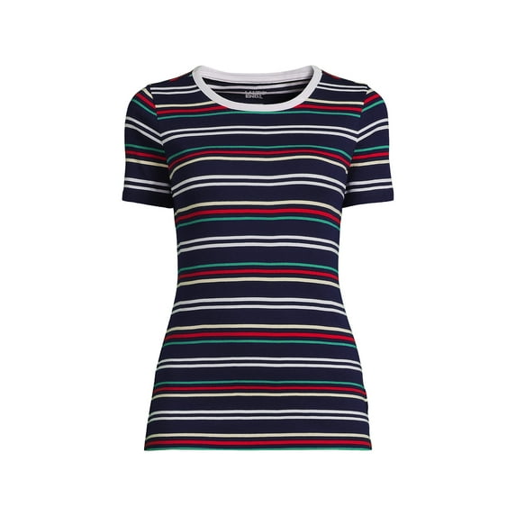 Lands' End Women's Cotton Rib T-shirt