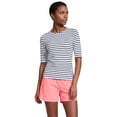 thumbnail image 1 of Lands' End Women's SunShade UPF 50 Elbow Sleeve Rash Guard Swim Tee, 1 of 6