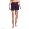 thumbnail image 1 of Lands' End Women's Curvy Fit 5" Quick Dry Board Shorts Swim Shorts with Panty, 1 of 6