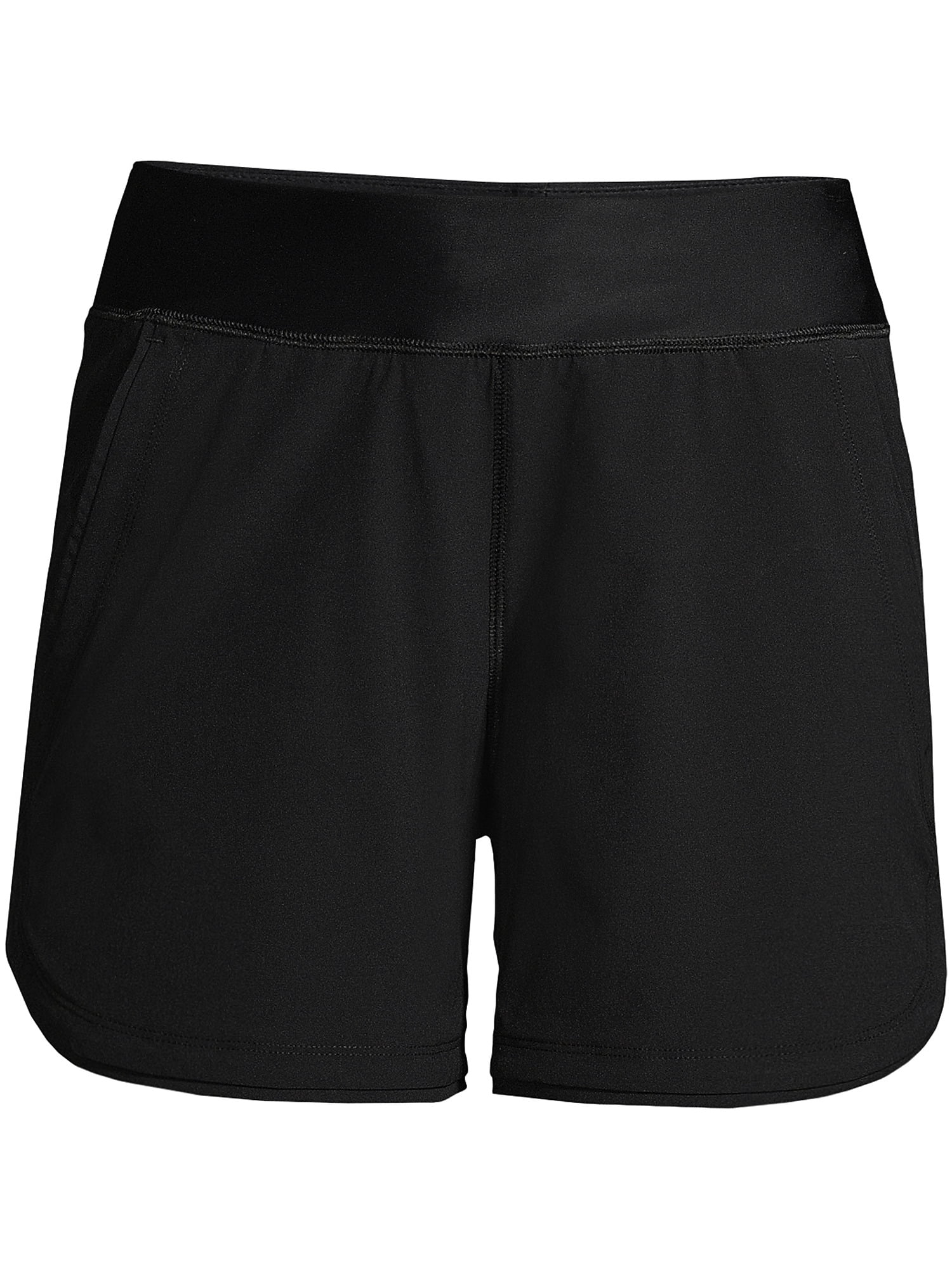 Lands' End Women's Curvy Fit 5" Quick Dry Swim Shorts with Panty