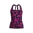 thumbnail image 1 of Lands' End Women's D-Cup Chlorine Resistant Square Neck Halter Tankini Swimsuit Top, 1 of 3