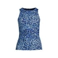 thumbnail image 1 of Lands' End Women's D-Cup High Neck UPF 50 Sun Protection Modest Tankini Swimsuit Top, 1 of 3