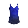 thumbnail image 1 of Lands' End Women's DD-Cup SlenderSuit Tummy Control Chlorine Resistant Skirted One Piece Swimsuit, 1 of 3