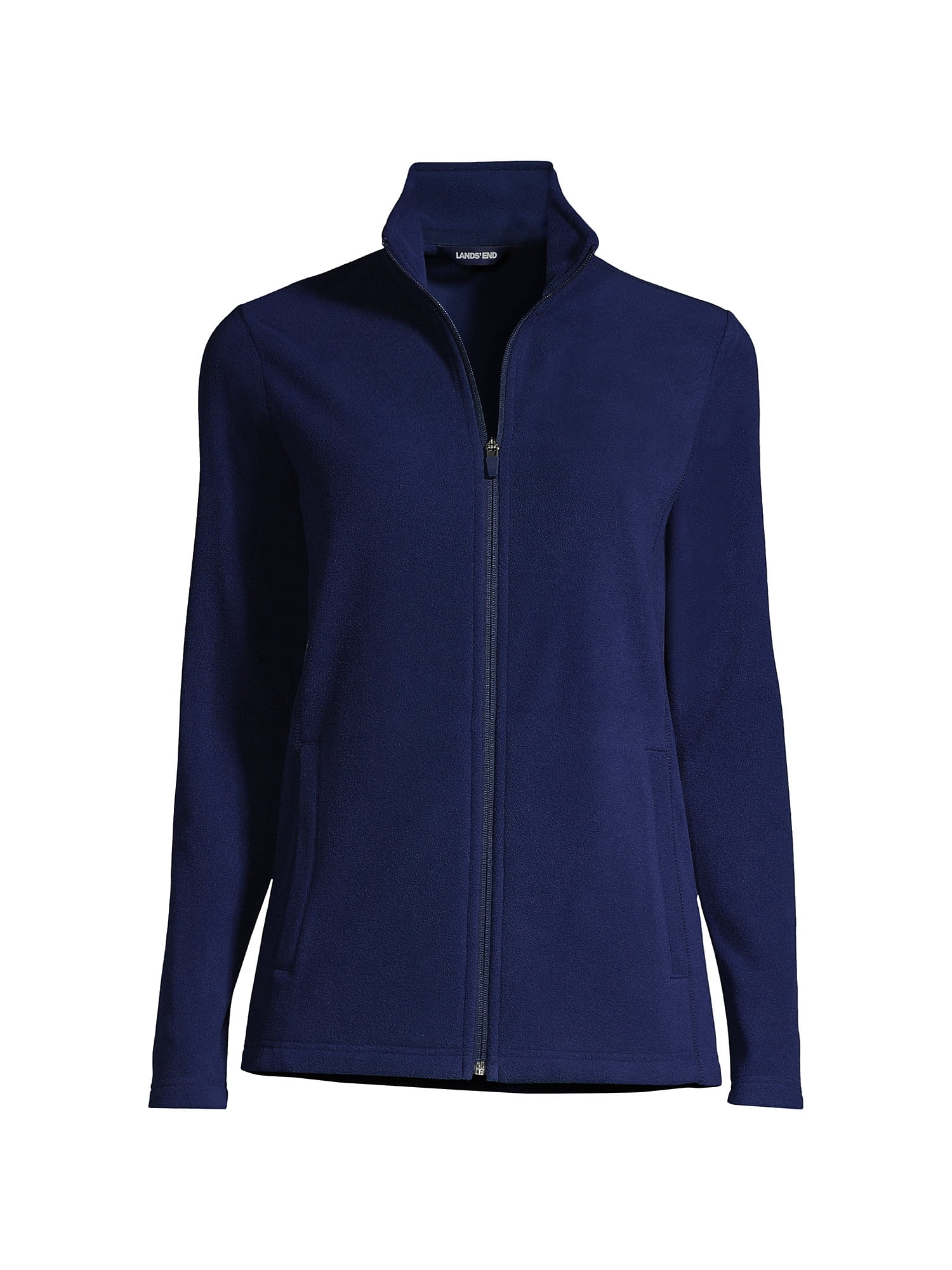 Full Zip Fleece Lands End Fleece Jacket Womens Women's Sweater