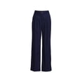 thumbnail image 1 of Lands' End Women's High Rise Crisp Poplin Chino Wide Leg Pants, 1 of 3