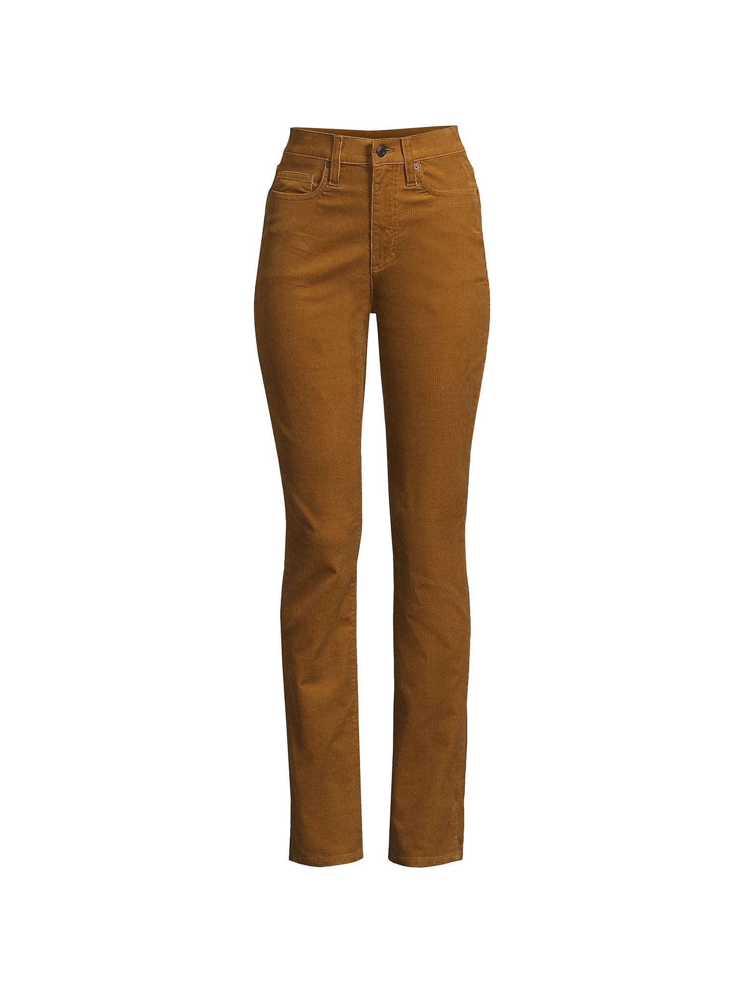 Lands' End Women's High Rise Straight Leg Corduroy Pants - Walmart.com