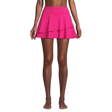 Lands' End Women's High Waisted Tulip Hem Swim Skort