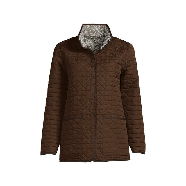 Lands' End Women's Insulated Reversible Barn Jacket