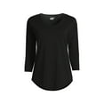 thumbnail image 1 of Lands' End Women's Lightweight Jersey Tunic T-shirt, 1 of 2