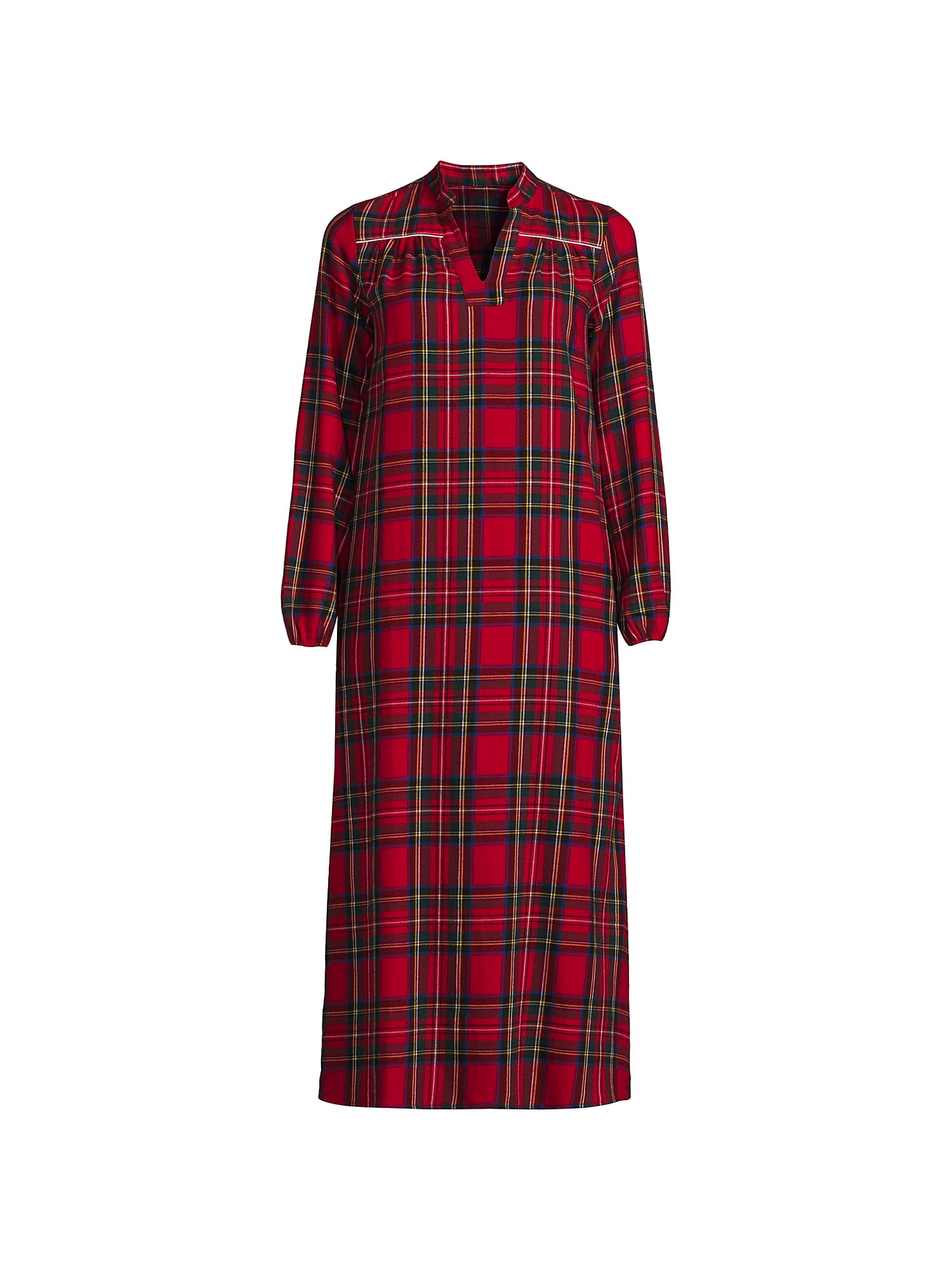 Lands' End Women's Long Sleeve Flannel Nightgown