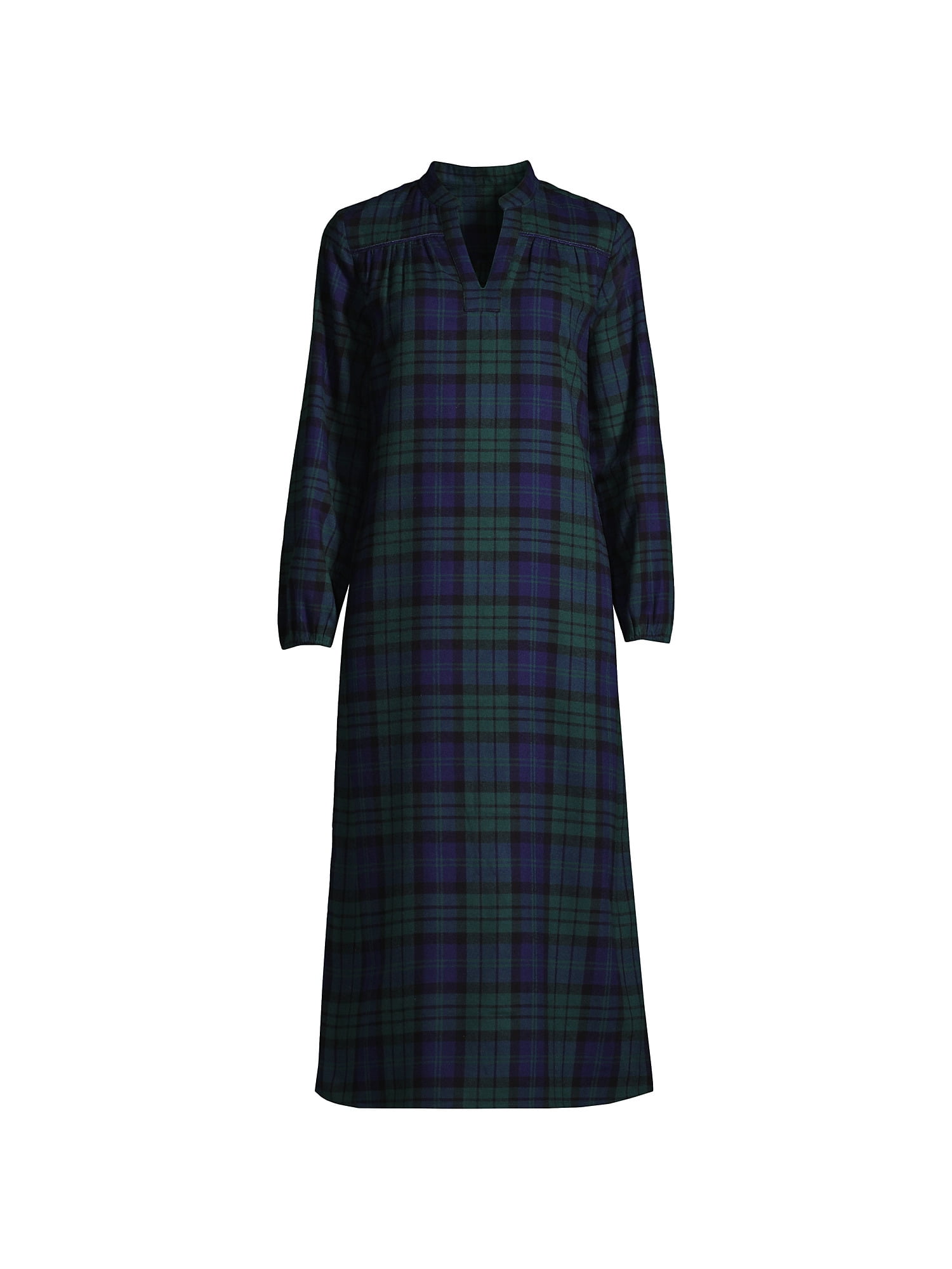 Lands' End Women's Long Sleeve Flannel Nightgown