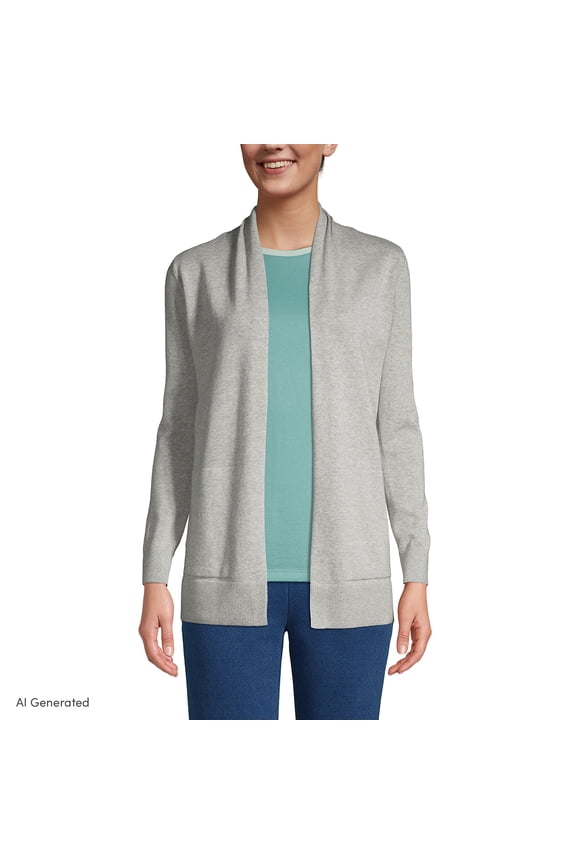 Women's Long Sleeve Open Long Cardigan Sweater