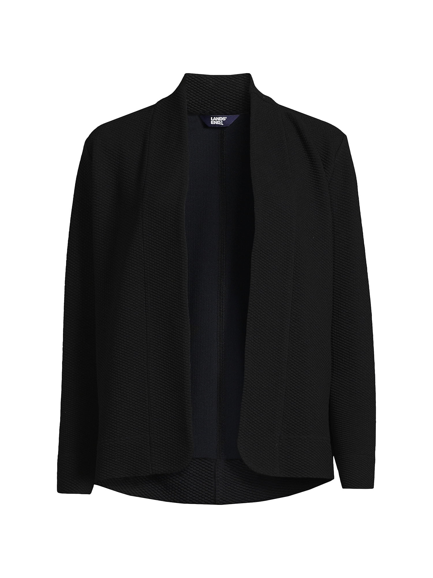 Lands end black cardigan 2025