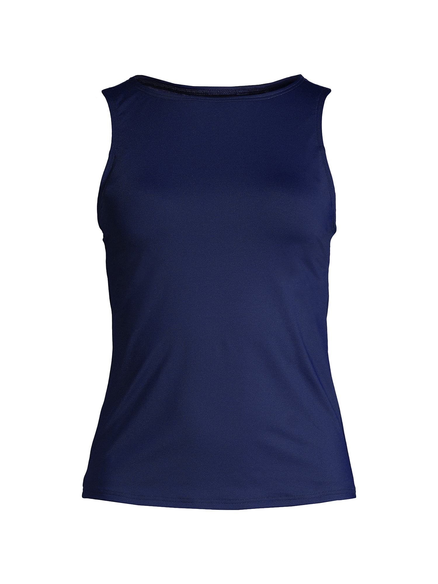 Lands' End Women's Mastectomy Chlorine Resistant High Neck UPF 50 ...