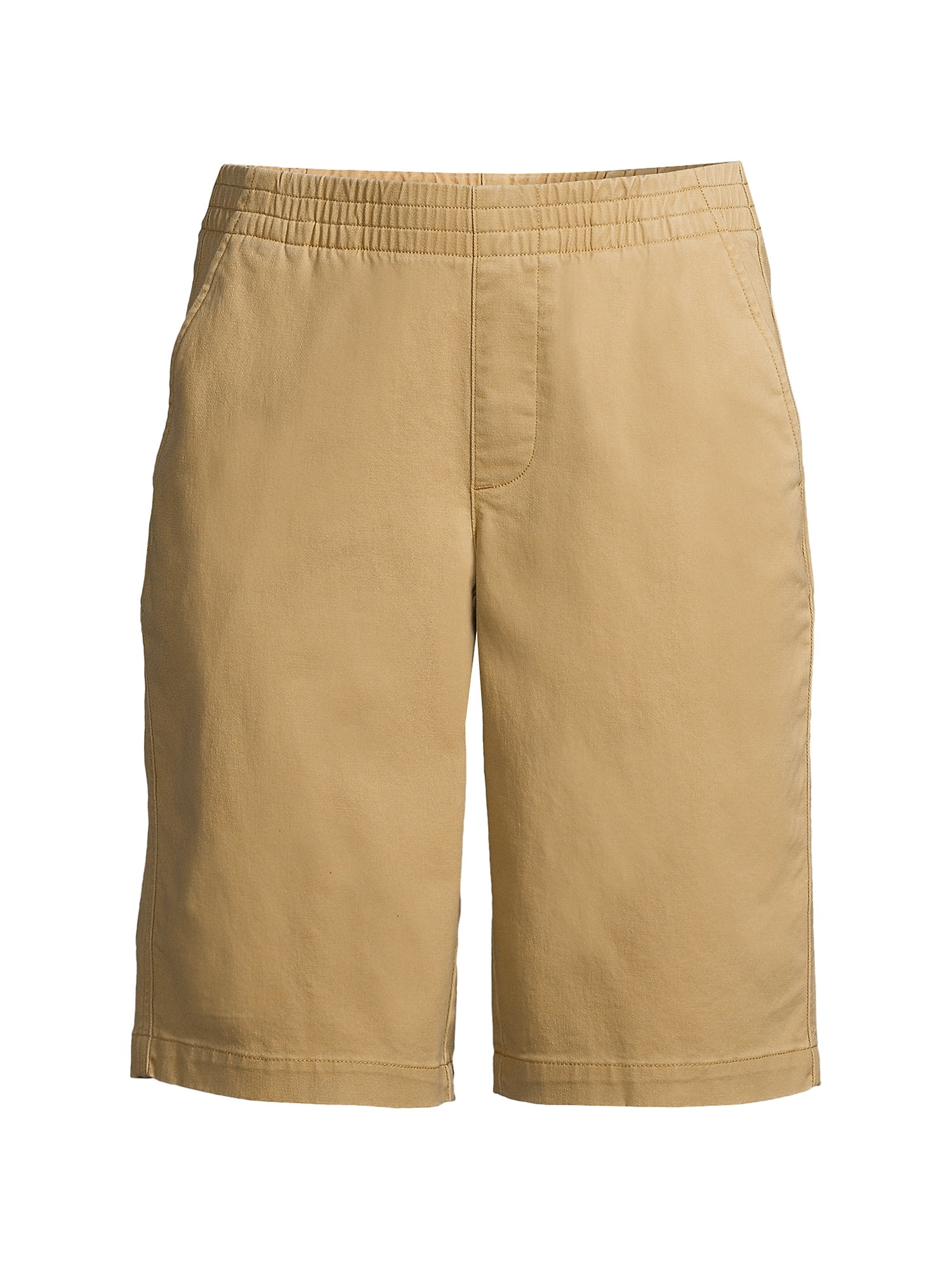 Lands End Women s Mid Rise Elastic Waist Pull On 12