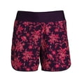 thumbnail image 1 of Lands' End Women's Petite 5" Quick Dry Elastic Waist Board Shorts Swim Cover-up Shorts with Panty Print, 1 of 3